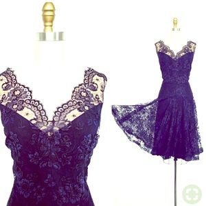Sapphire Blue Cocktail Dress